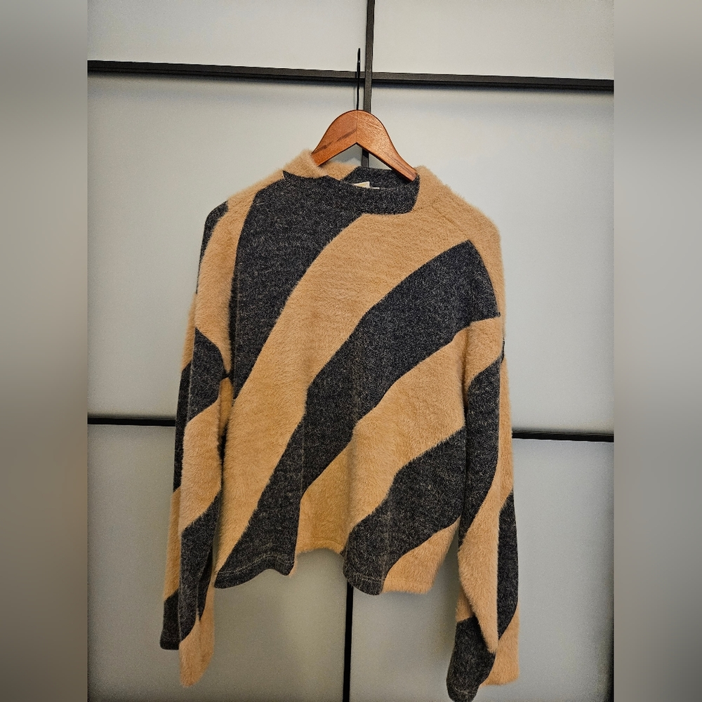 Anthropologie Maeve Mock Neck Sweater